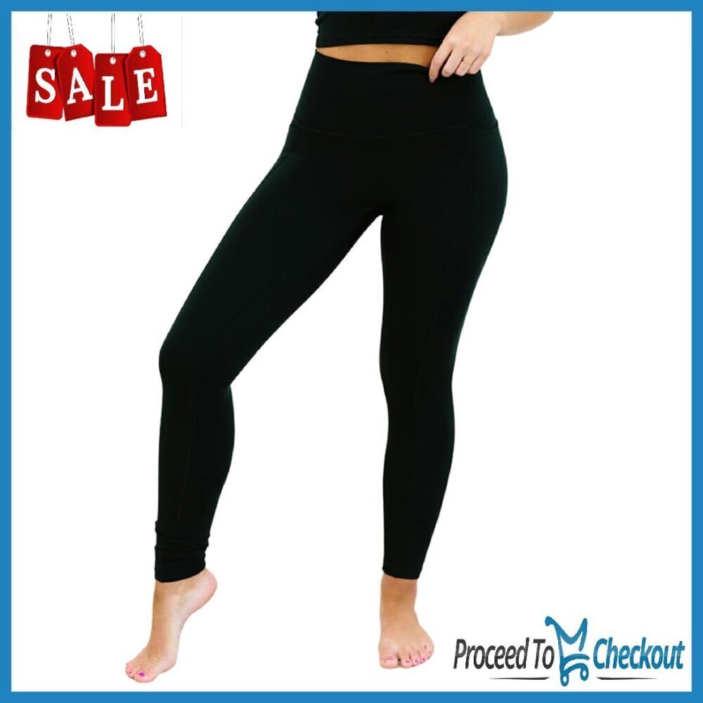 High-Waisted Workout Leggings with Tummy Control & Phone Pocket
